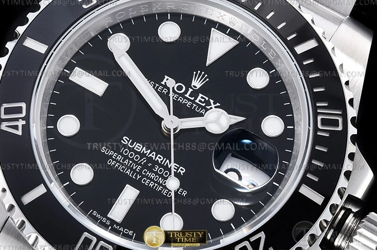 0724 ROLSUB0424A – Submariner 116610LN 904L SS SS Blk KING VS Affordable 1049